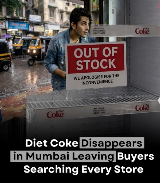 अप्रैल 2026 के अंत तक, मुंबई में डाइट कोक लगभग पूरी तरह से दुकानों की शेल्फ़ से गायब हो चुका है।